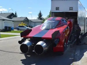 Jet car ispirata alla Ferrari Enzo