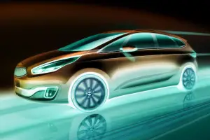 Kia Carens 2013 teaser ufficiali