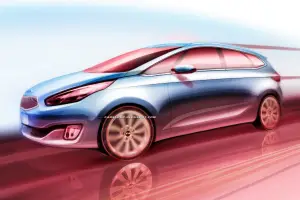 Kia Carens 2013 teaser ufficiali