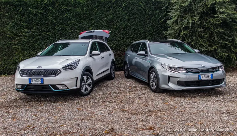 Kia Niro PHEV e Optima SW PHEV - Anteprima Test Drive - 26