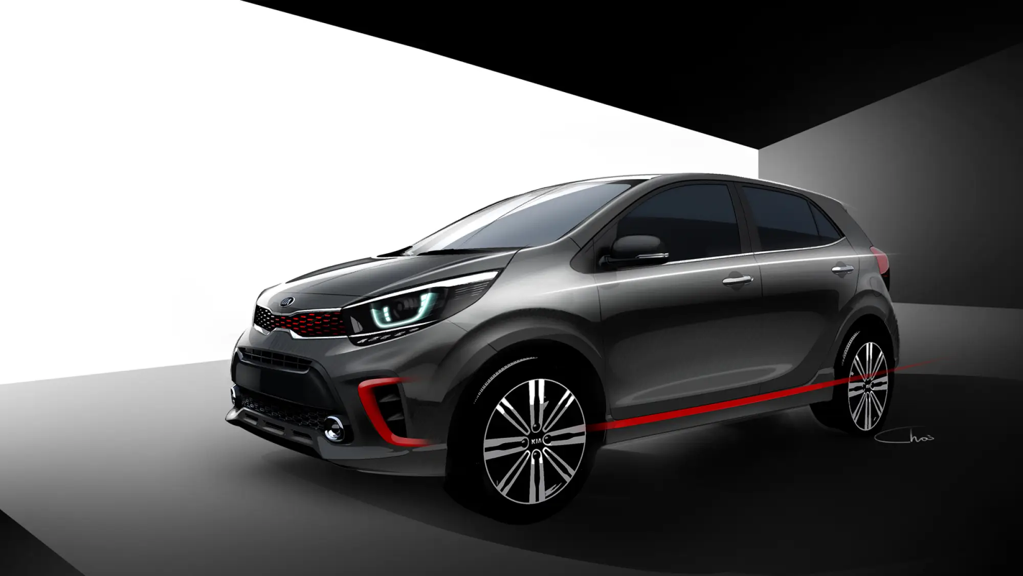 Kia Picanto MY 2017 - Sketch design - 1