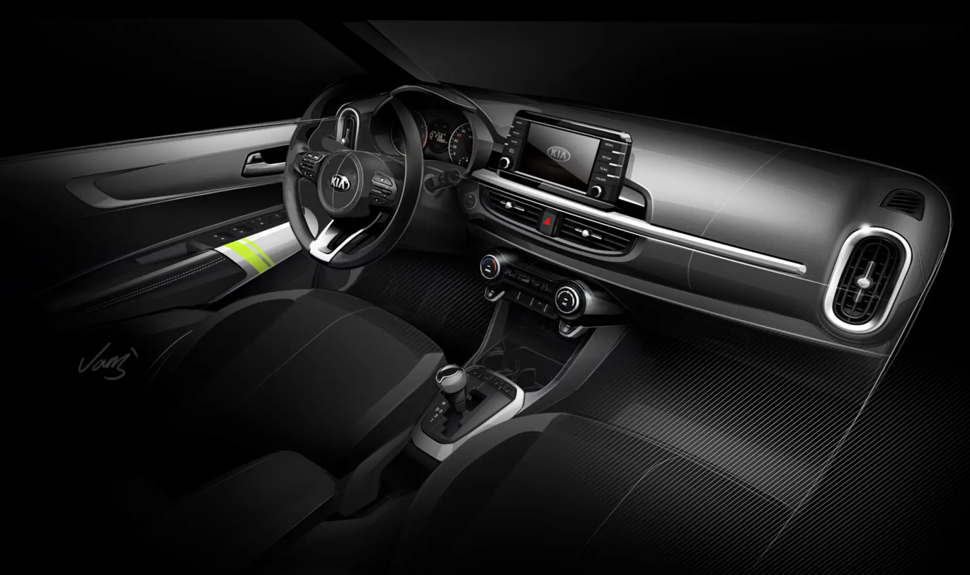 Kia Picanto MY 2017 - Sketch design - 3