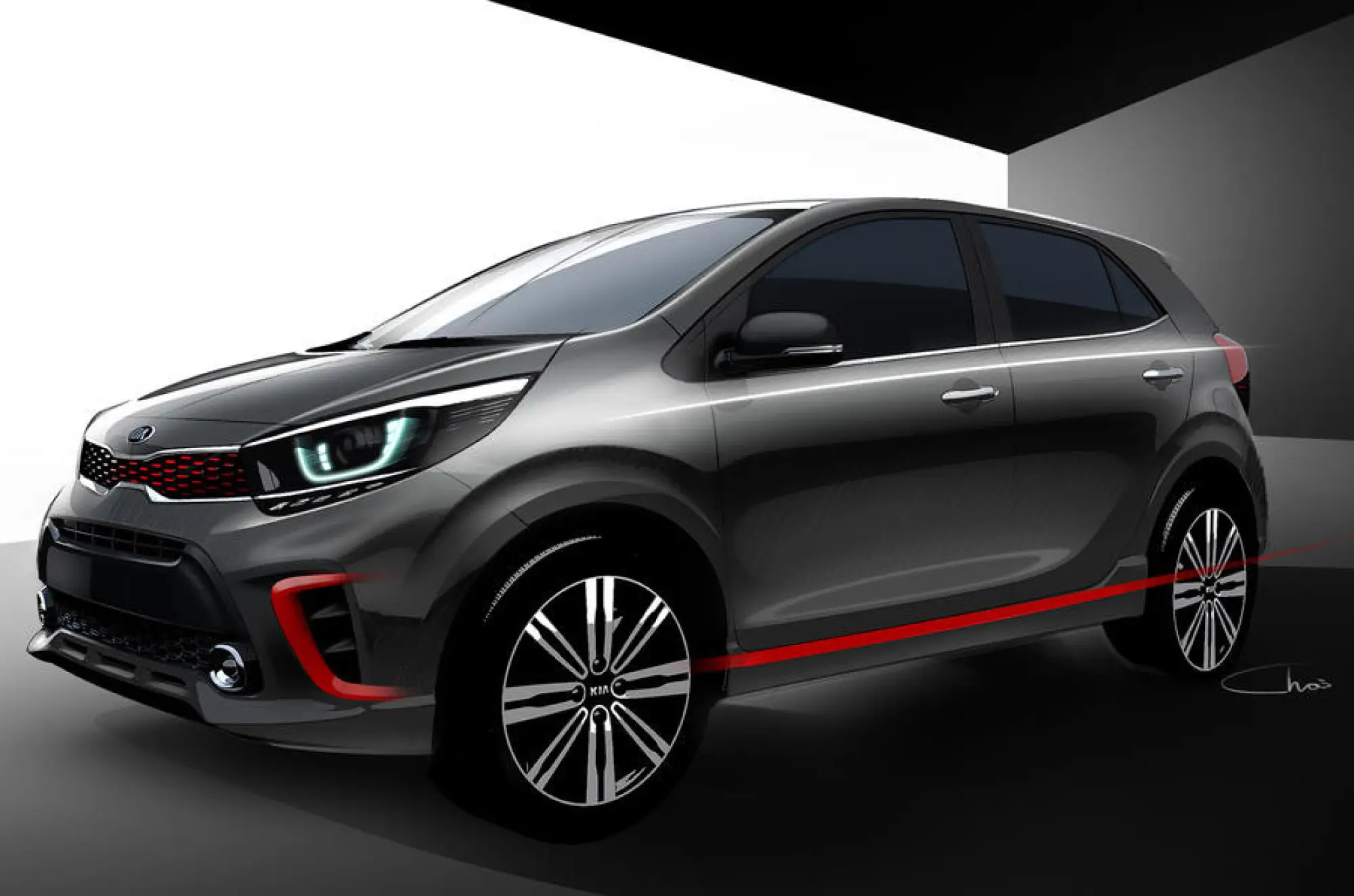 Kia Picanto MY2017 Foto Spia - 4