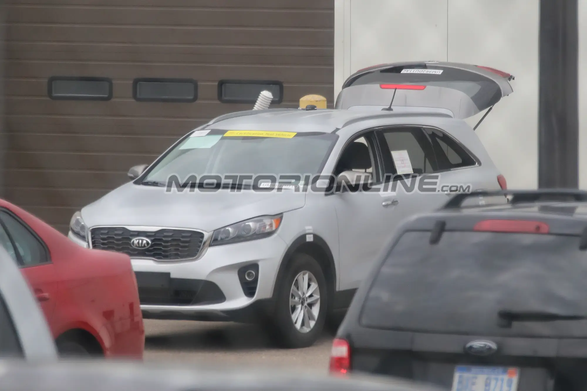 Kia Sorento Diesel foto spia 16 luglio 2018 - 5