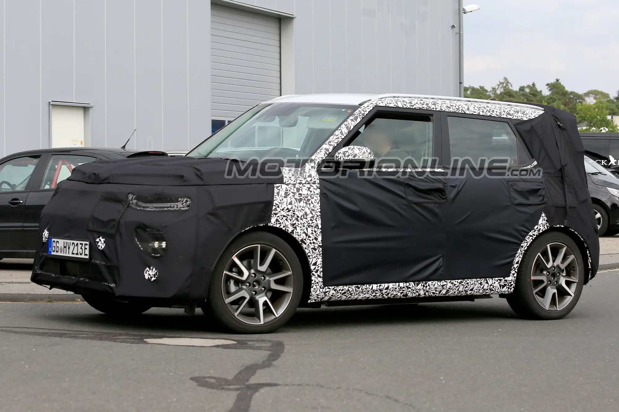 Kia Soul electric foto spia 24 agosto 2018 - 4