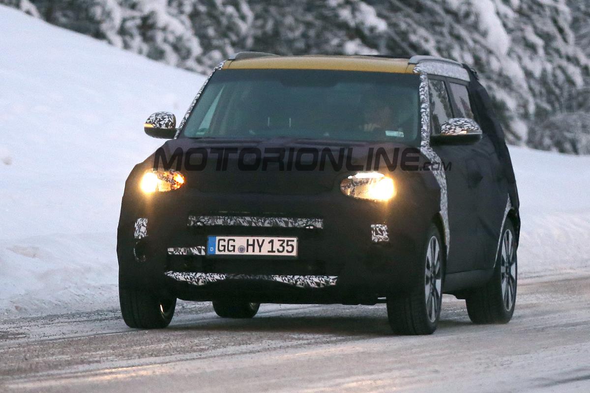 Kia Soul MY 2017 - Foto spia 04-02-2016