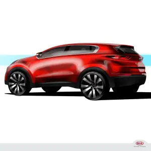 Kia Sportage MY 2016 - Sketch design - 3