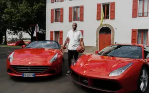 Kobe Bryant in visita alla Ferrari