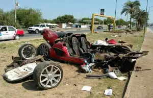 koenigsegg CCX Custom Vision incidente