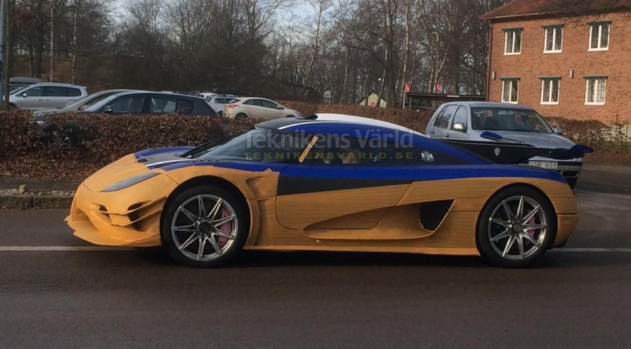 Koenigsegg - foto di un misterioso modello