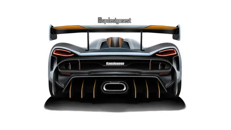 Koenigsegg hypercar 2019 - Rendering - 3