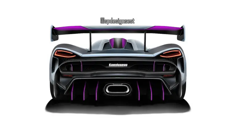 Koenigsegg hypercar 2019 - Rendering - 4