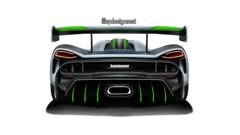 Koenigsegg hypercar 2019 - Rendering - 6