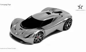 Koenigsegg Rage - Rendering - 3