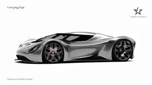 Koenigsegg Rage - Rendering