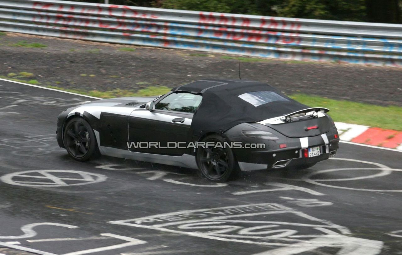 La Mercedes SLS AMG torna sul Nurburgring