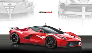 LaFerrari XX - sketch design by Daniele Pelligra  - 2