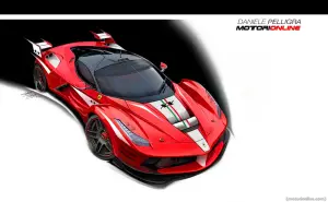 LaFerrari XX - sketch design by Daniele Pelligra  - 7