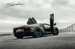 Lamborghini Aventador Roadster Matte Black by Shoreline Motoring