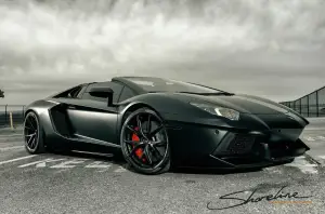 Lamborghini Aventador Roadster Matte Black by Shoreline Motoring - 1