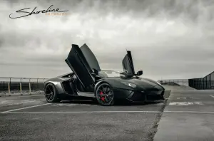 Lamborghini Aventador Roadster Matte Black by Shoreline Motoring