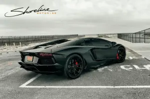 Lamborghini Aventador Roadster Matte Black by Shoreline Motoring - 5