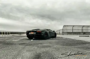 Lamborghini Aventador Roadster Matte Black by Shoreline Motoring