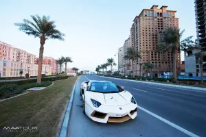 Lamborghini Aventador Roadster National Day Golden Limited Edition by Maatouk Design London