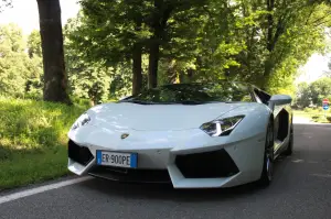 Lamborghini Aventador Roadster - Prova su strada e in pista 2014 - 144