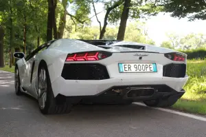 Lamborghini Aventador Roadster - Prova su strada e in pista 2014 - 155