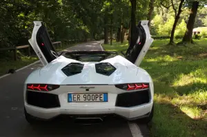 Lamborghini Aventador Roadster - Prova su strada e in pista 2014 - 156