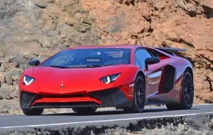 Lamborghini Aventador SuperVeloce - Foto spia (febbraio 2015)