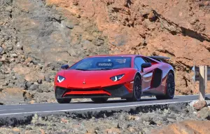 Lamborghini Aventador SuperVeloce - Foto spia (febbraio 2015)