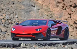 Lamborghini Aventador SuperVeloce - Foto spia (febbraio 2015)
