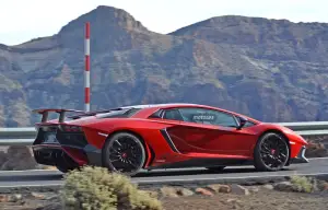 Lamborghini Aventador SuperVeloce - Foto spia (febbraio 2015)