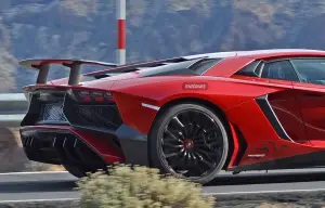 Lamborghini Aventador SuperVeloce - Foto spia (febbraio 2015)