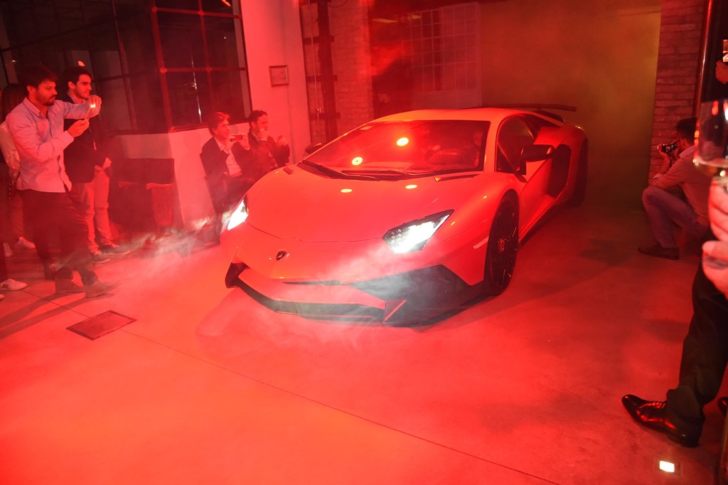 Lamborghini Aventador SV a Bologna