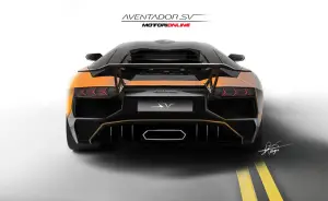 Lamborghini Aventador SV by Daniele Pelligra
