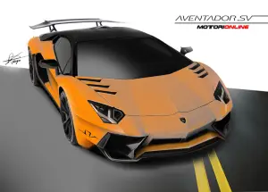 Lamborghini Aventador SV by Daniele Pelligra