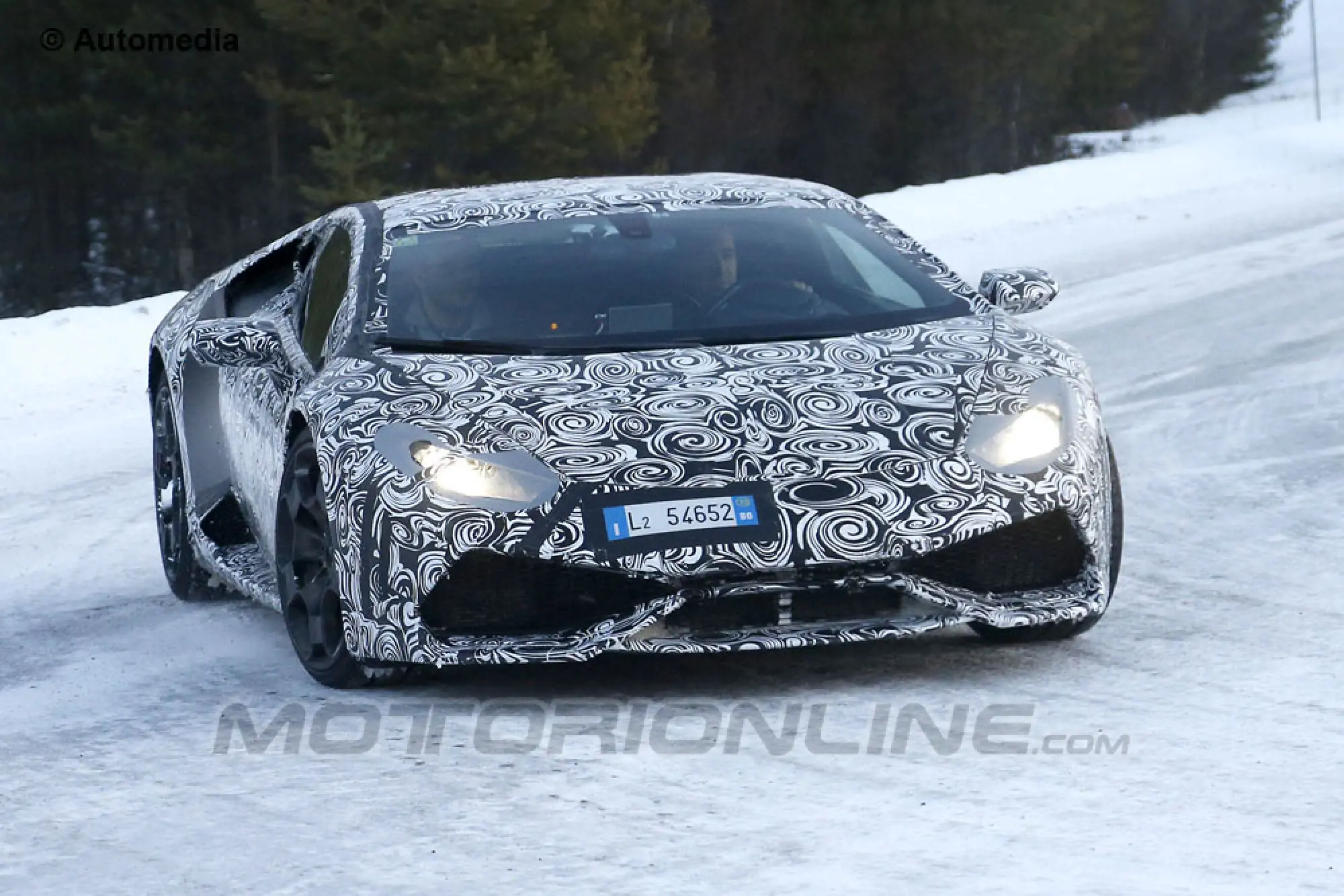 Lamborghini Cabrera Huracan - Foto spia 18-12-13 - 1