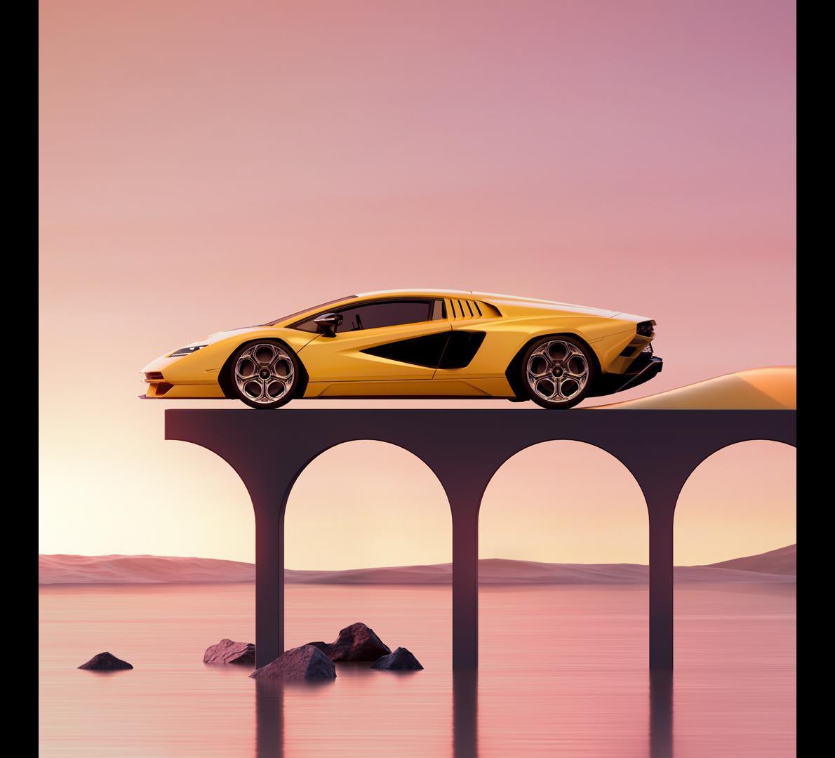 Lamborghini Countach LPI 800-4 - Poster