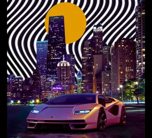 Lamborghini Countach LPI 800-4 - Poster