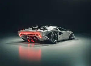 Lamborghini Countach moderna 2020 - Rendering