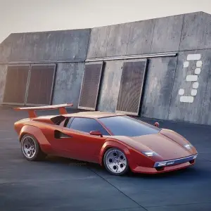 Lamborghini Countach moderna - Rendering - 5