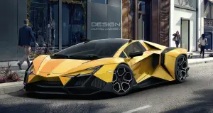 Lamborghini Forsennato - Rendering by Dmitry Lazarev