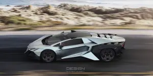 Lamborghini Forsennato - Rendering by Dmitry Lazarev