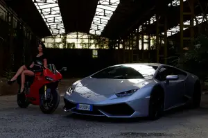 Lamborghini Huracan e Andreea Rusz