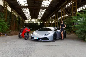 Lamborghini Huracan e Andreea Rusz