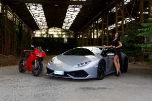 Lamborghini Huracan e Andreea Rusz