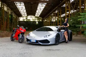 Lamborghini Huracan e Andreea Rusz